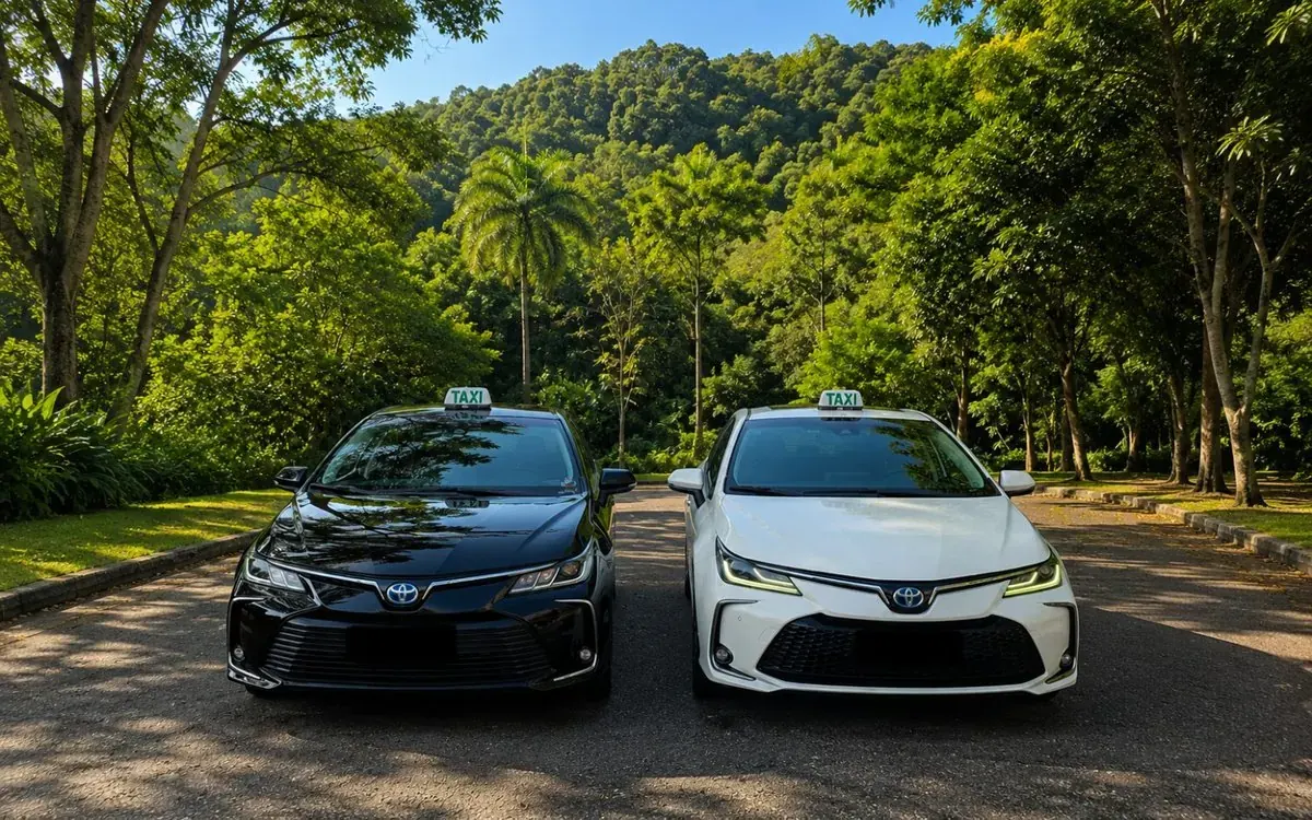 Sedan executivo Toyota Corolla Olavo Táxi